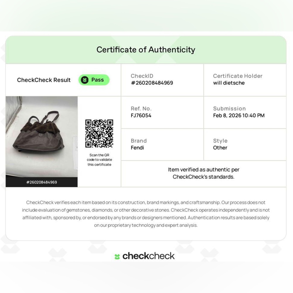 Authentic Vintage Fendi bucket bag- FREE COA - Picture 11 of 11